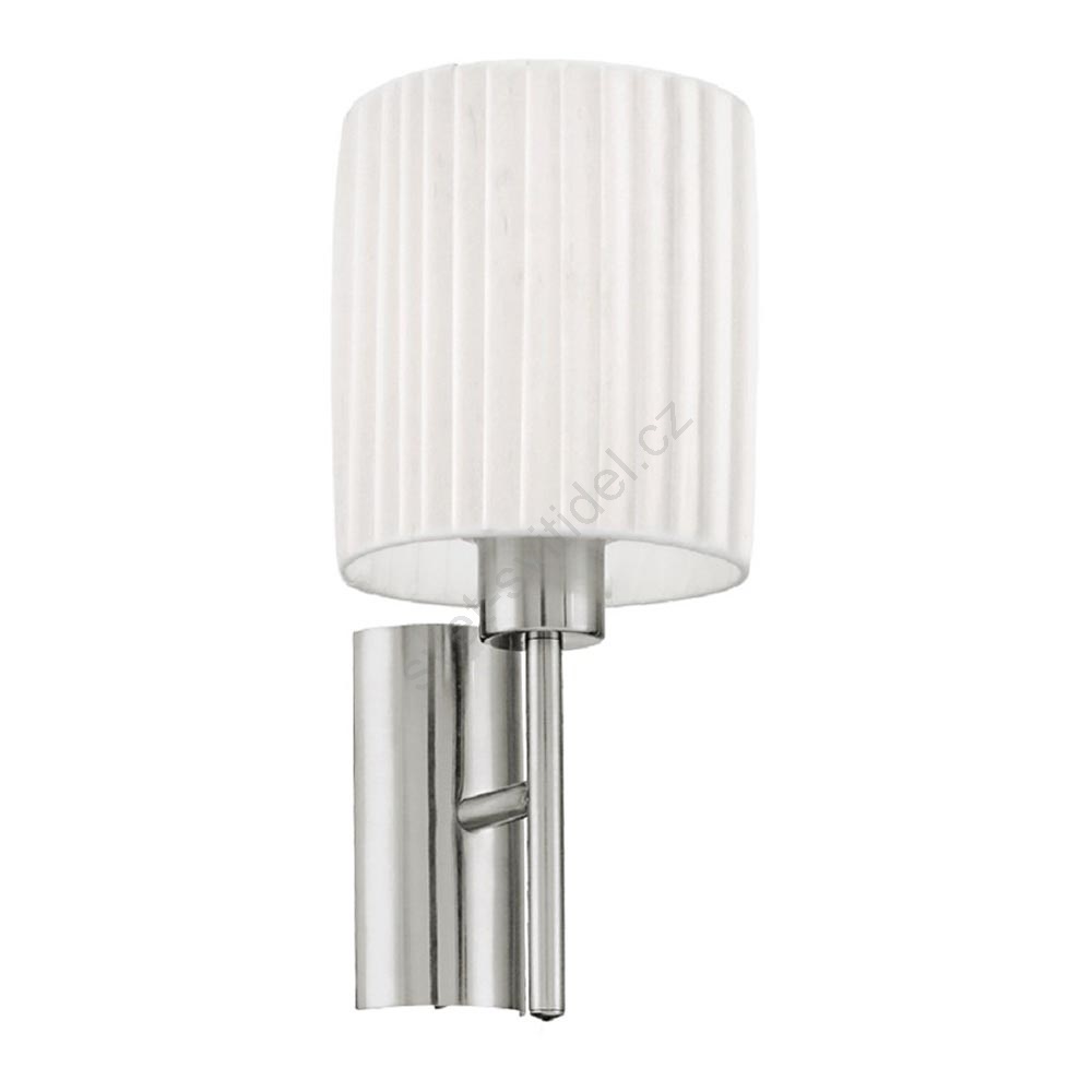 90647 divar işığı ağ parça mat nikel 60W 31sm