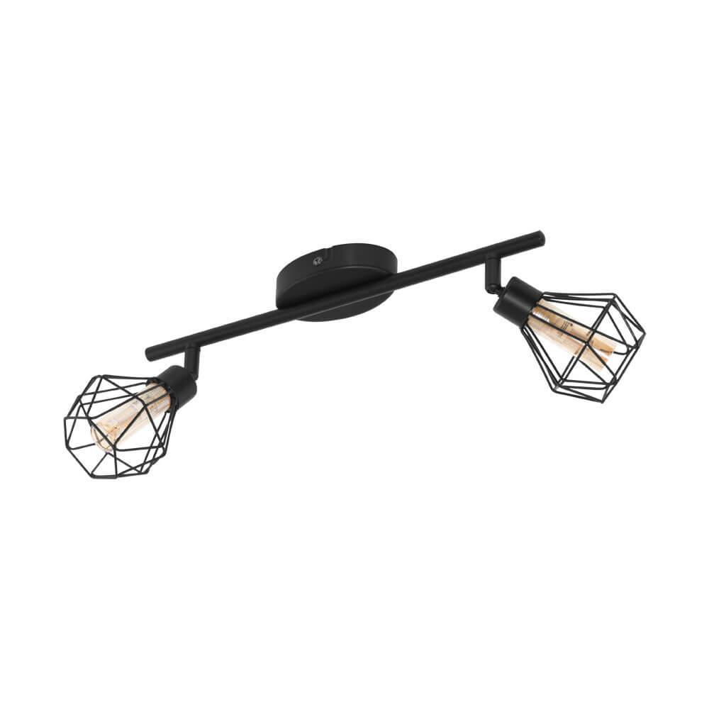 32766 Divar işığı qara polad 2X3W 70mm ZAPATA 1