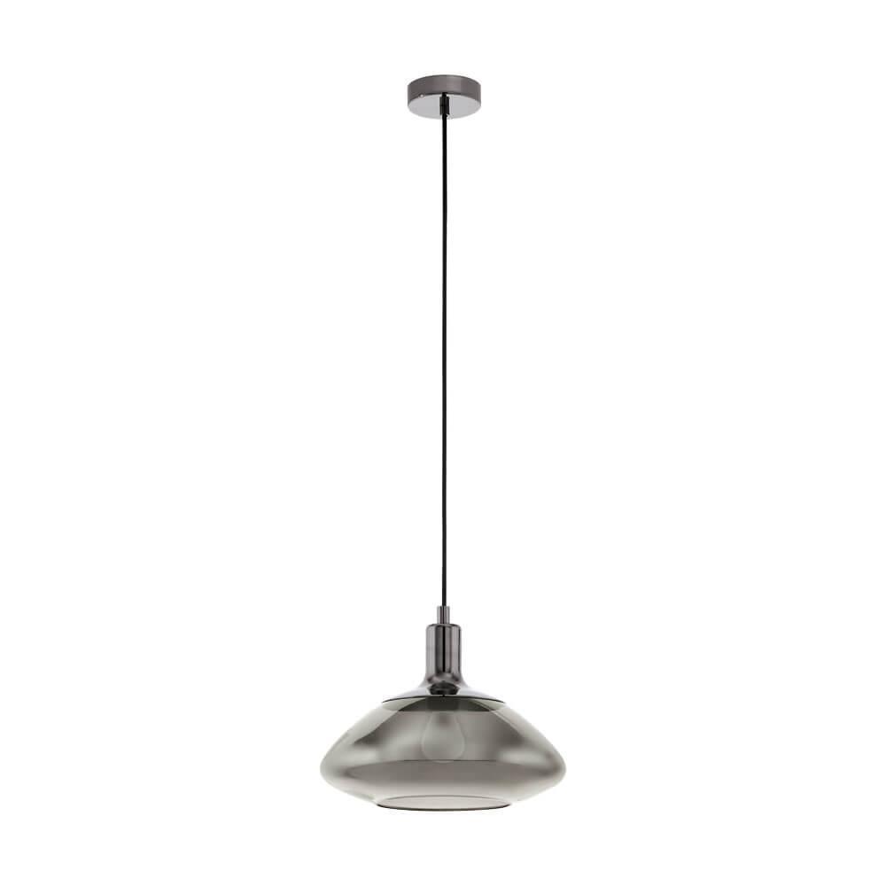 98291 Təkli asqı lampa polad nikel qara 1X60Vt(E27) 110sm TORRONTES