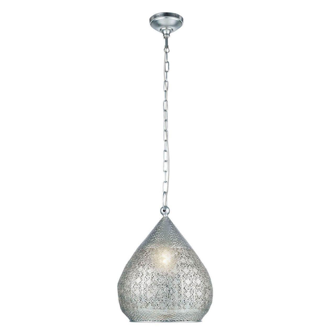 49716 Təkli asqı lampa gümüşü polad 1X60Vt 110/D33sm MELİLLA
