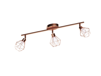 95547 Tavanüstü çilçıraq polad bal rəngi 3X3W (G9) ZAPATA