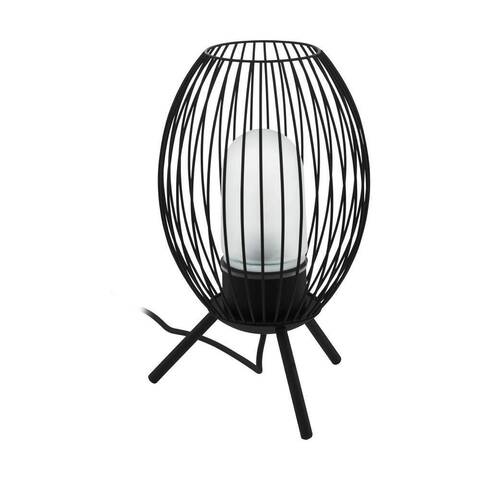 900123 çöl işığı ağ qara şüşə metal polad 28W 41cm FOSSOMBRONE