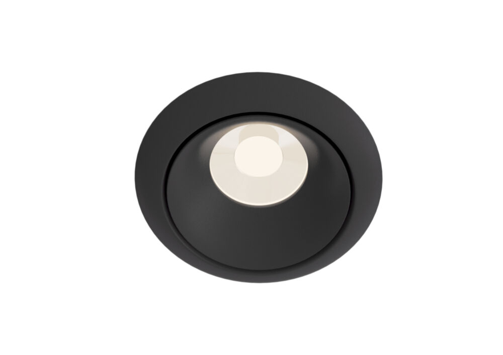DL030-2-01B Spot qara alüminium 1X10Vt 85mm YİN