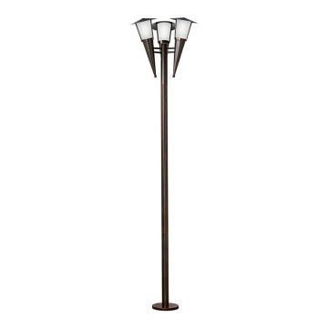 88068 çöl işığı tünd qəhvəyi polad ağ şüşə 3X60W 218.5sm