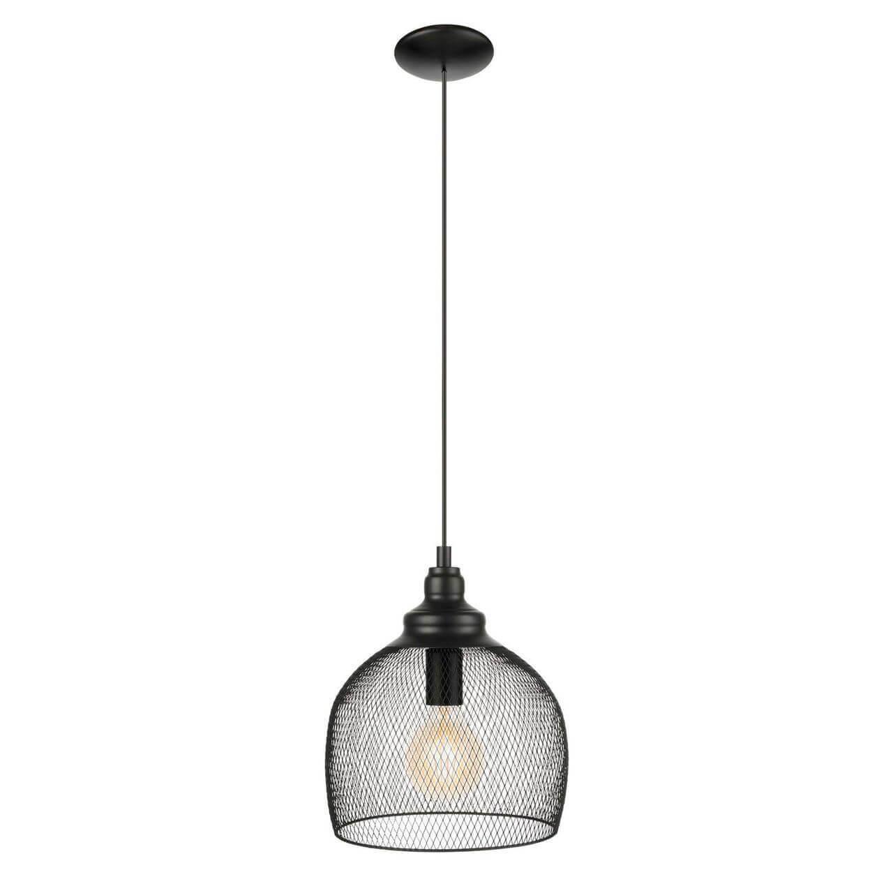 49736 Təkli asqı lampa qara polad 1X60Vt 110/D28sm STRAITON