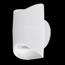 95075 Çöl divar lampası ağ şüşə şəffaf 2x6W ABRANTES