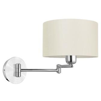 88563 Divar işığı bej şüşə xrom metal