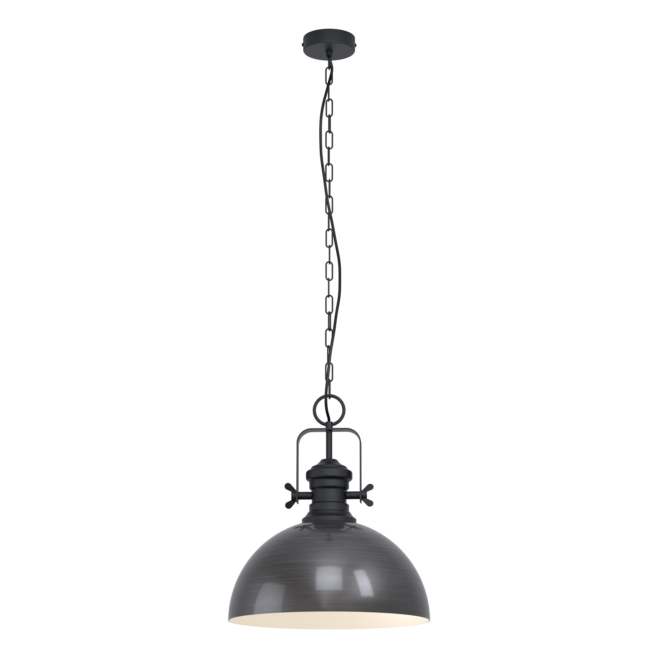 43052 Təkli asqı lampa qara polad 1X60W 110/D40sm COMBWICH