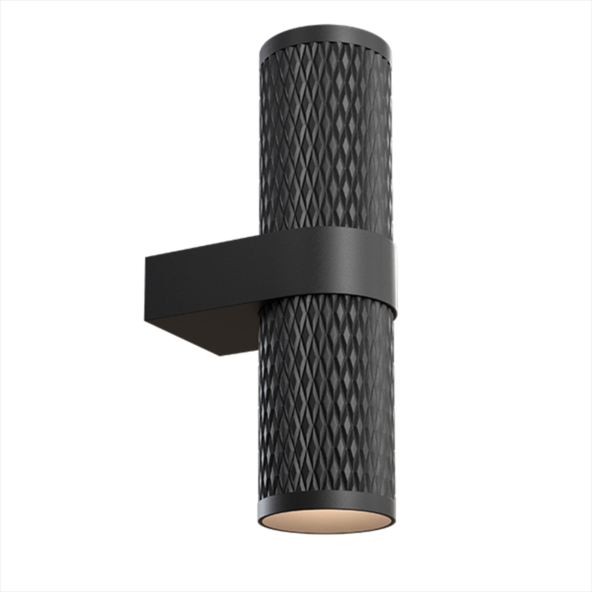 C069WL-02B Divar işığı qara alüminium 2X10Vt 22/11/6sm DESİGN
