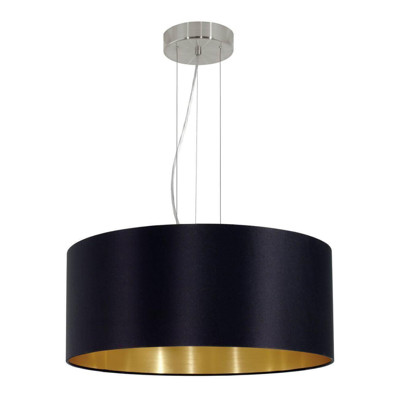 31605 Çilçıraq qara parça 3x60W 110sm  MASERLO