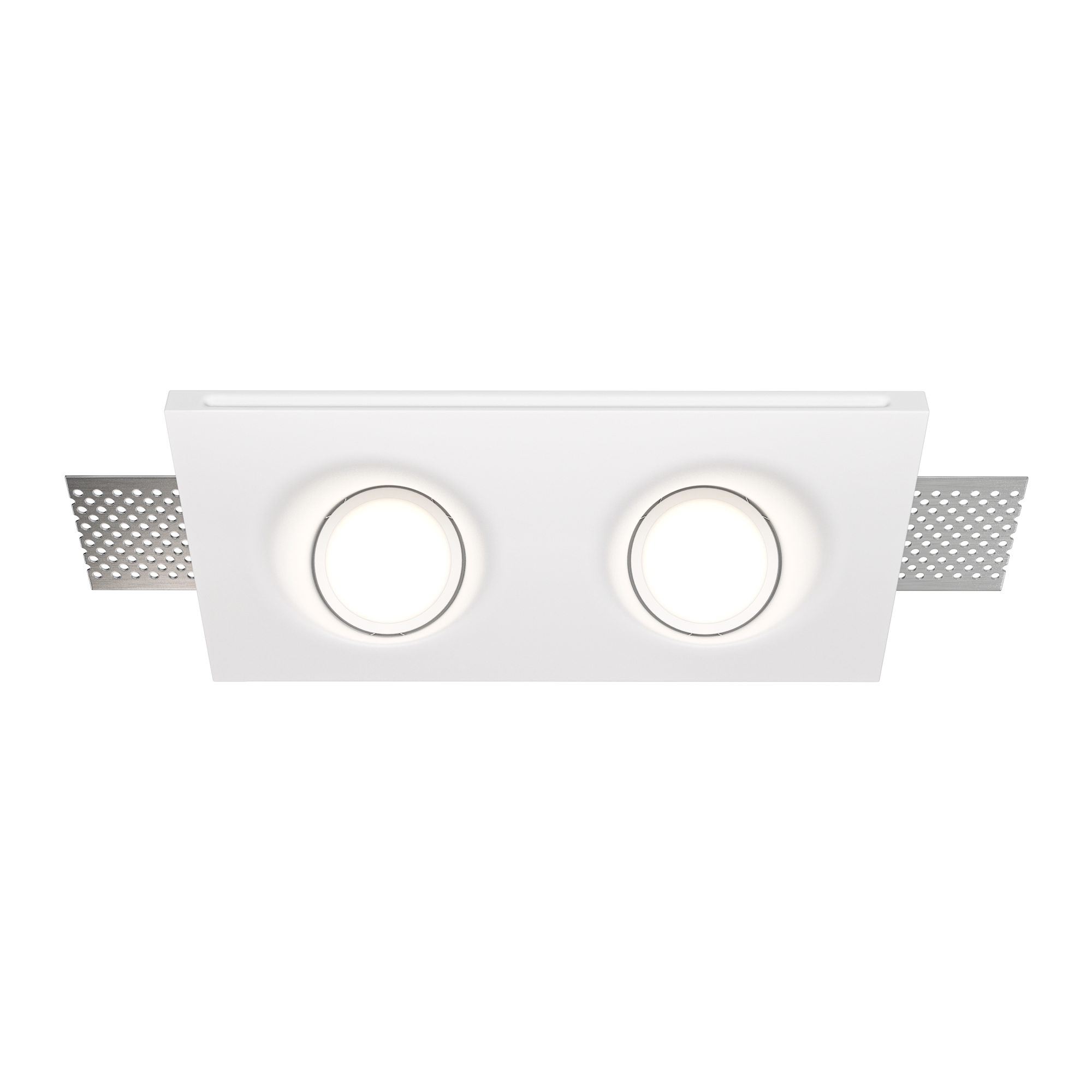 DL002-1-02-W Spot ağ alçı 3X35Vt 230/120mm Gyps Modern