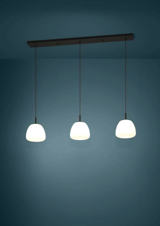 390202 Çilçıraq ağ şüşə 3lü 3x40W 1500mm BALMES