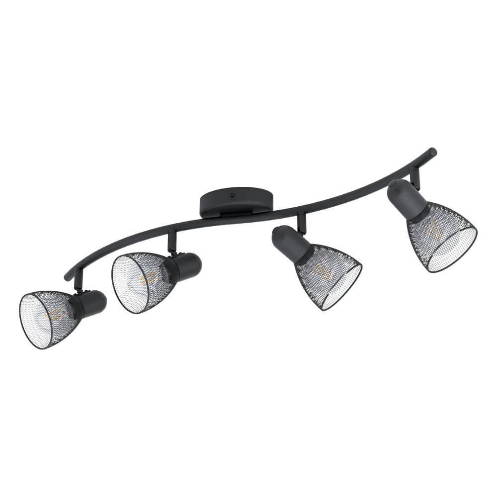 98623 Divar tavan işığı polad qara 4X40Vt 64/15sm CAROVİGNO