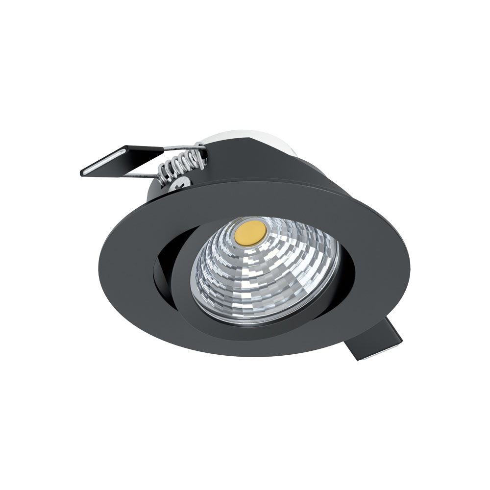 98609 Spot alüminium qara 6W 2700K 8.8/6/6.8 SALICETO