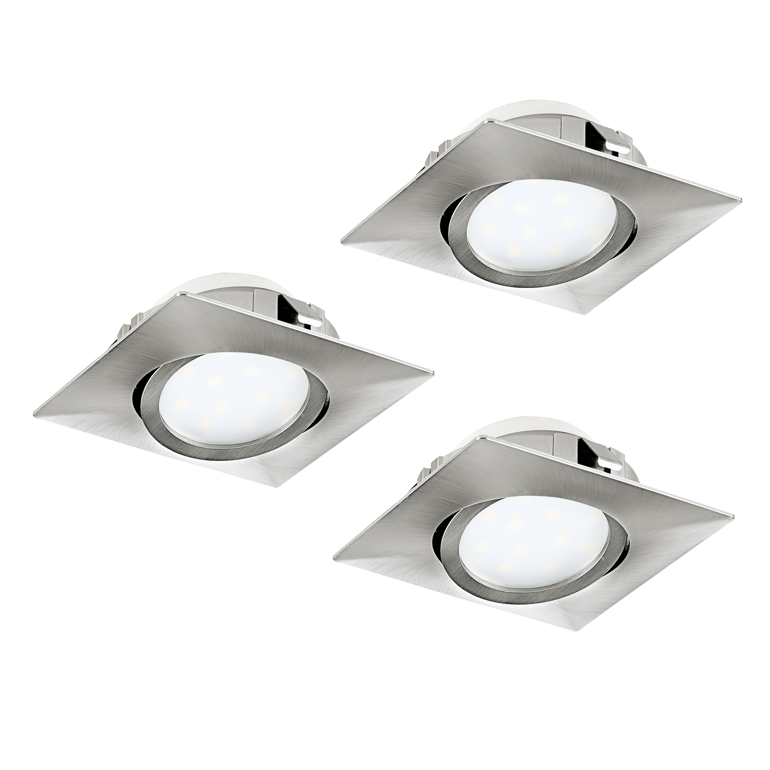 95846 Spot plastik mat nikel 3X6W (LED) PINEDA