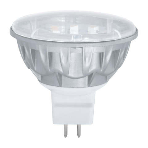 11439 GU5.3 MR16 lampa gümüşü plastik 5W, 12V, 4000K