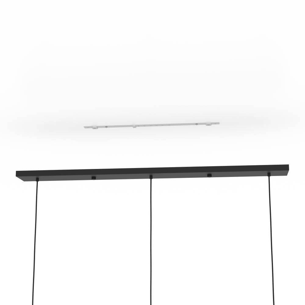 390202 Çilçıraq ağ şüşə 3lü 3x40W 1500mm BALMES