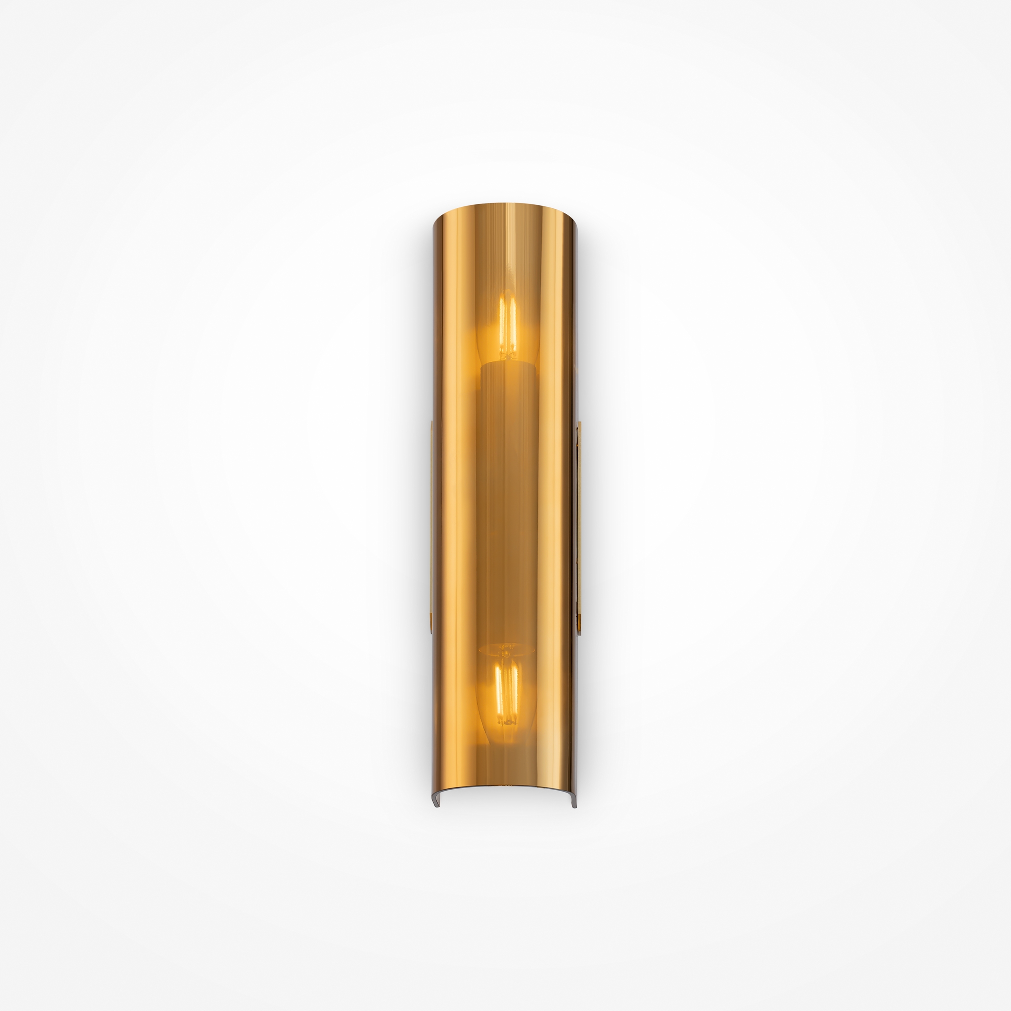 P011WL-02G Divar işığı qızılı metal qızılı şüşə 2X40Vt 32/8/9sm GİOİA