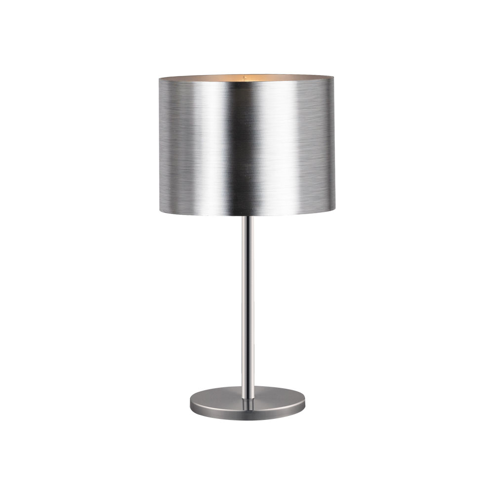 39392 Stolüstü lampa gümüşü polimer 60W 66sm SAGANTO