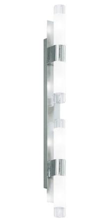 83733 divar işığı xrom metal mat şüşə 4x40W 64sm KİO