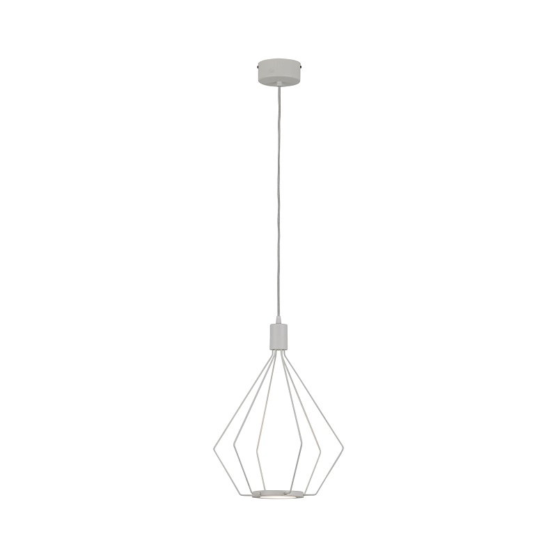 39319 Təkli asqı lampa ağ polad 1X5,4W;1X3,3W 110sm CADOS