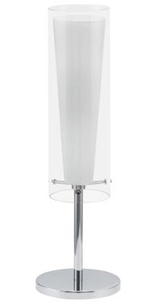 89835 TL/1 E27 chrome/clear/white 'PINTO'