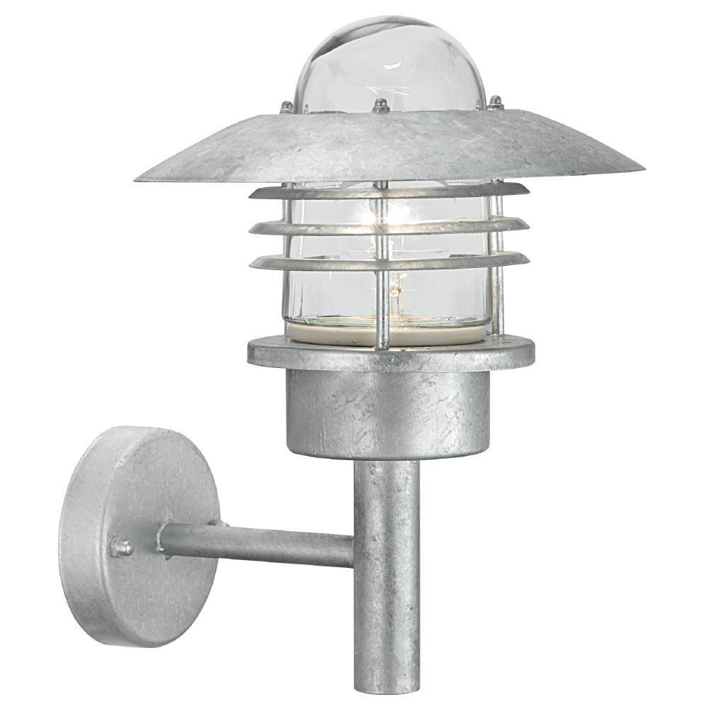 88488 çöl divar işığı polad şəffaf şüşə 1x60W 32,2/24/28sm 