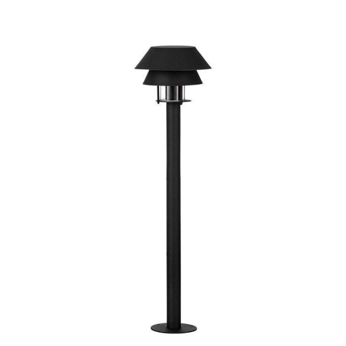900803 Çöl yer lampası qara polad şəffaf şüşə 1X40W 80/22/22sm CHIAPPERA