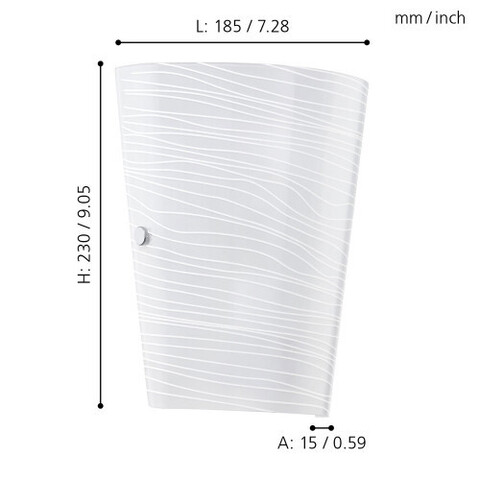 91856 Divar işığı E27 1x60W  CAPRICE