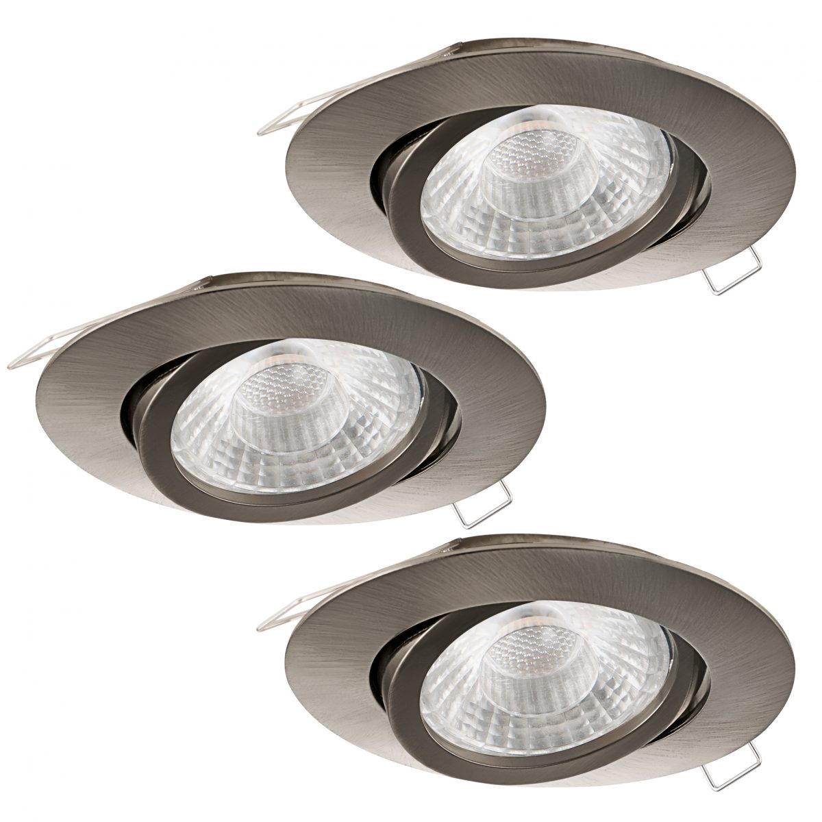 95359 İşıq dəsti alüminium xrom 3x5W 80sm GU10 3000K nickel TEDO