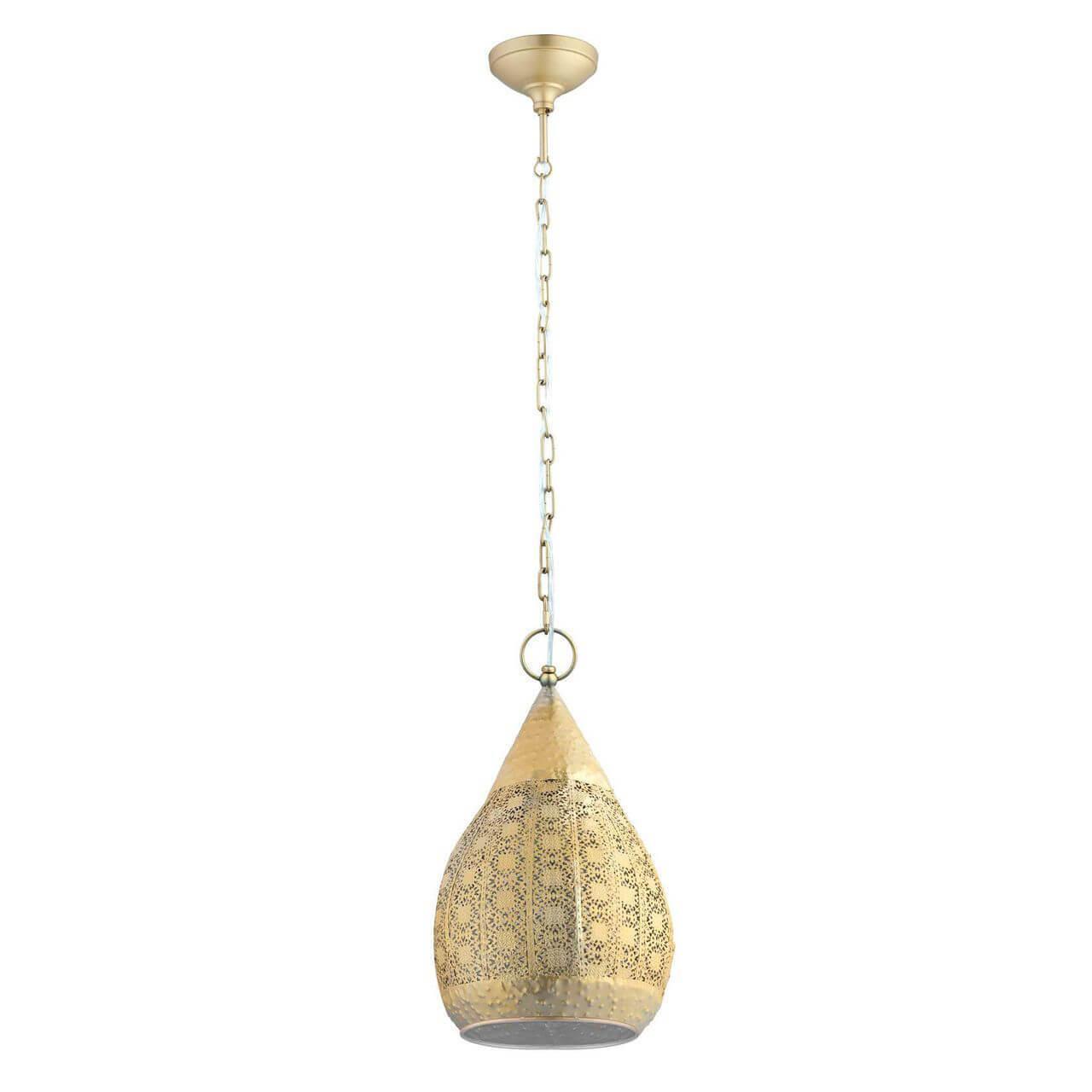 49709 Təkli asqı lampa qızılı polad 1X60W 110sm MELILLA