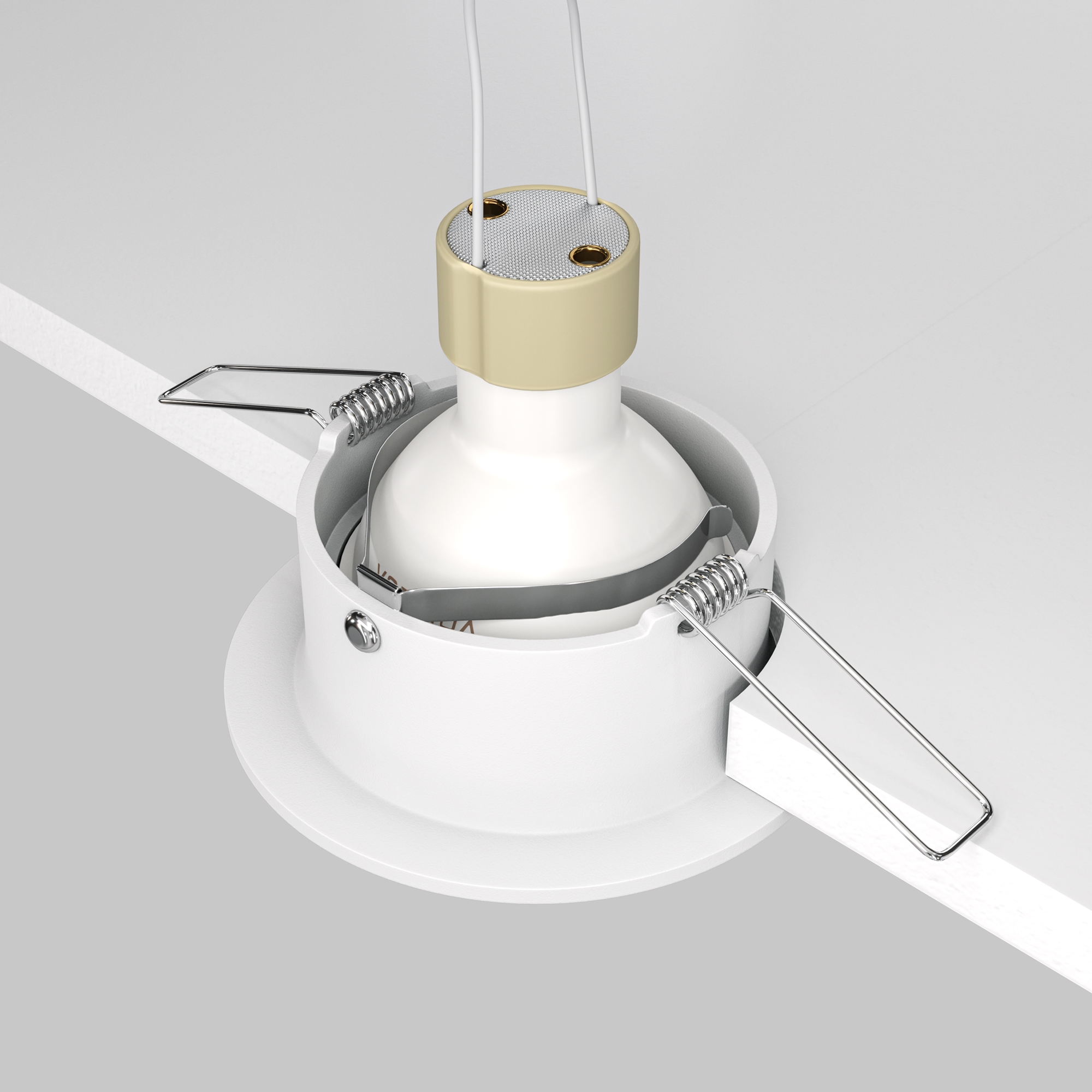 DL027-2-01W Spot ağ alüminium 1X10Vt 85/70mm SLİM