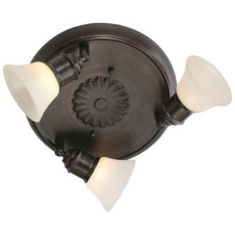 89061 tavan işığı qəhvəyi bej şüşə 3x40W 22sm ALAMO