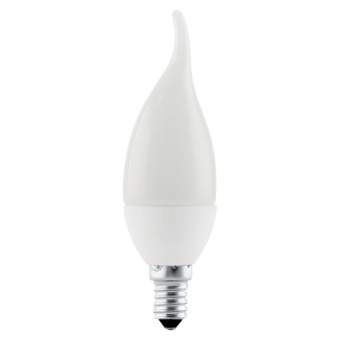 11422 E14 lampa ağ şüşə 4W, 3000K, 320 Lm,13/3.7 cm
