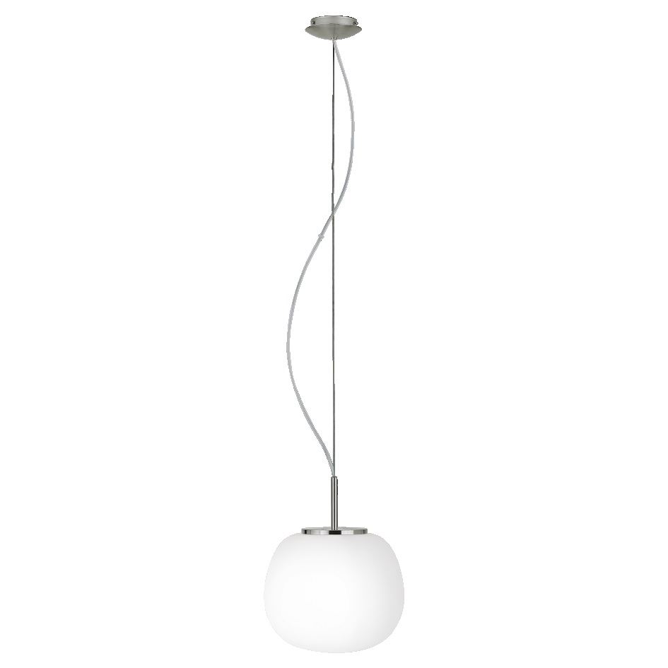 39168 Təkli asqı lampa ağ şüşə 60W 150sm BALMES