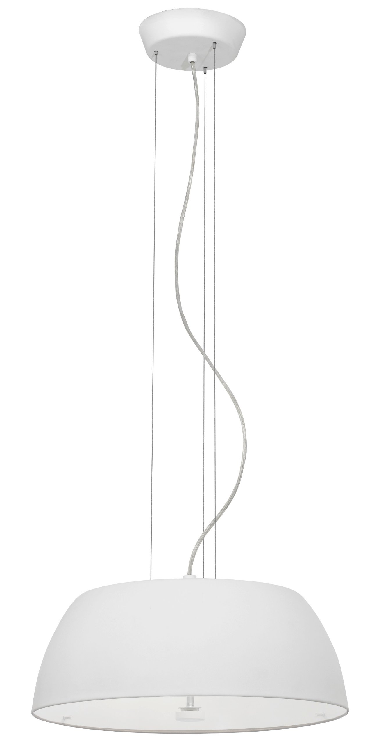 90366 Çilçıraq ağ mat şüşə 2x60W 110sm