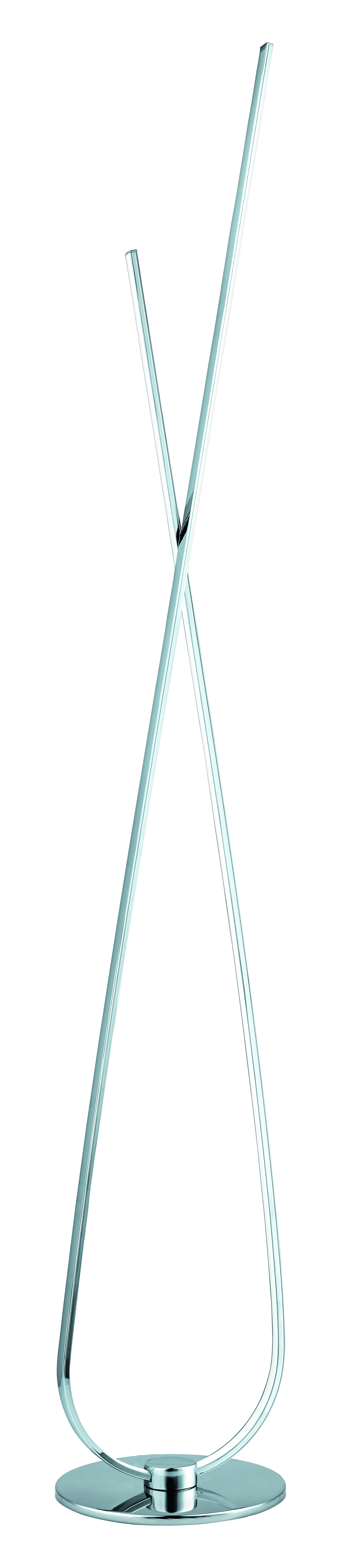 96314 Döşəmə lampası xrom metal ağ plastik 1X28W (LED) SELVINA