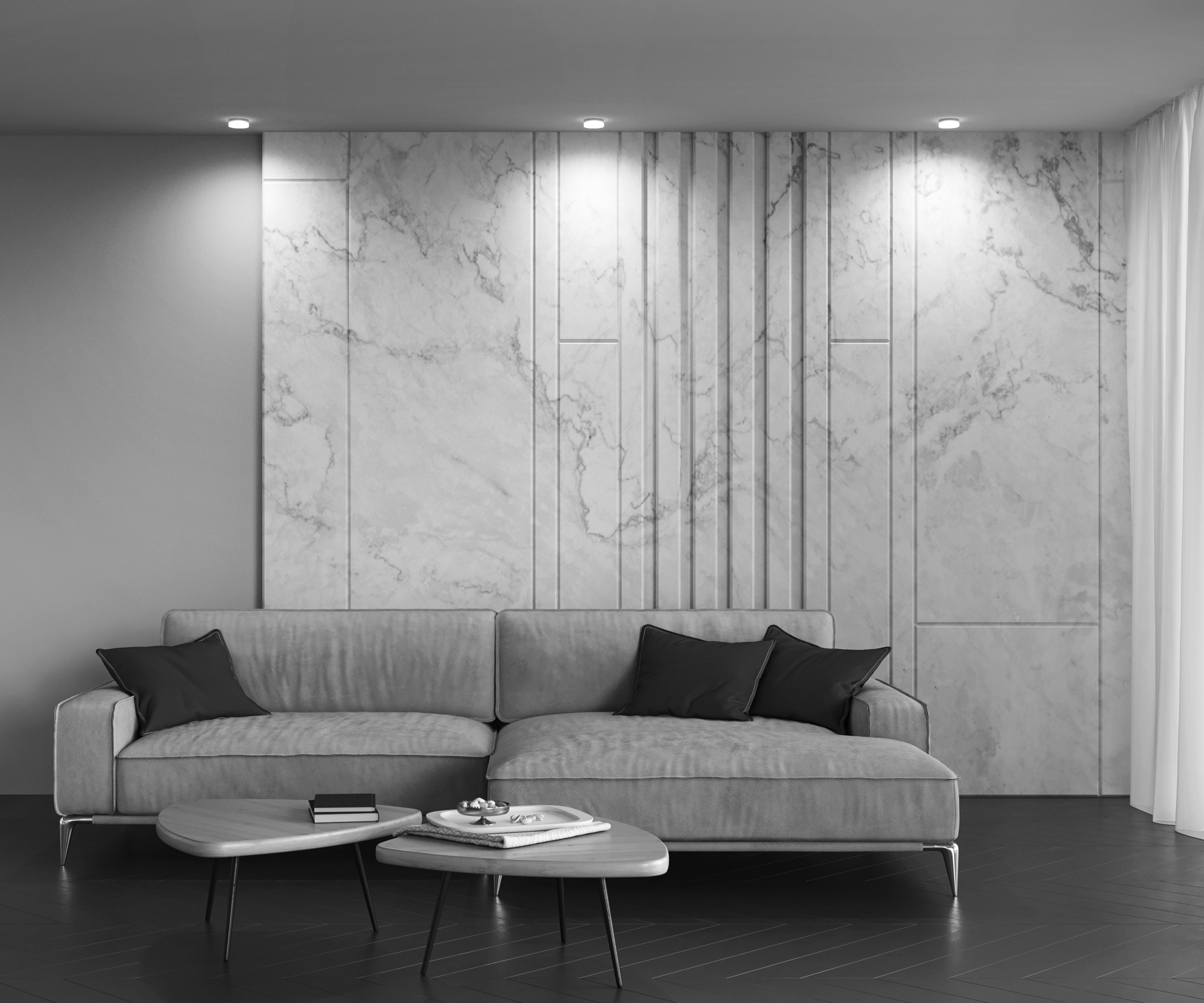 DL046-01W Spot ağ akril 1X10Vt d78mm PAULİNE