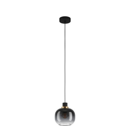 99616 Çilçıraq təkli şüşə qara qara 1X40Vt(E27) 110cm OİLELLA