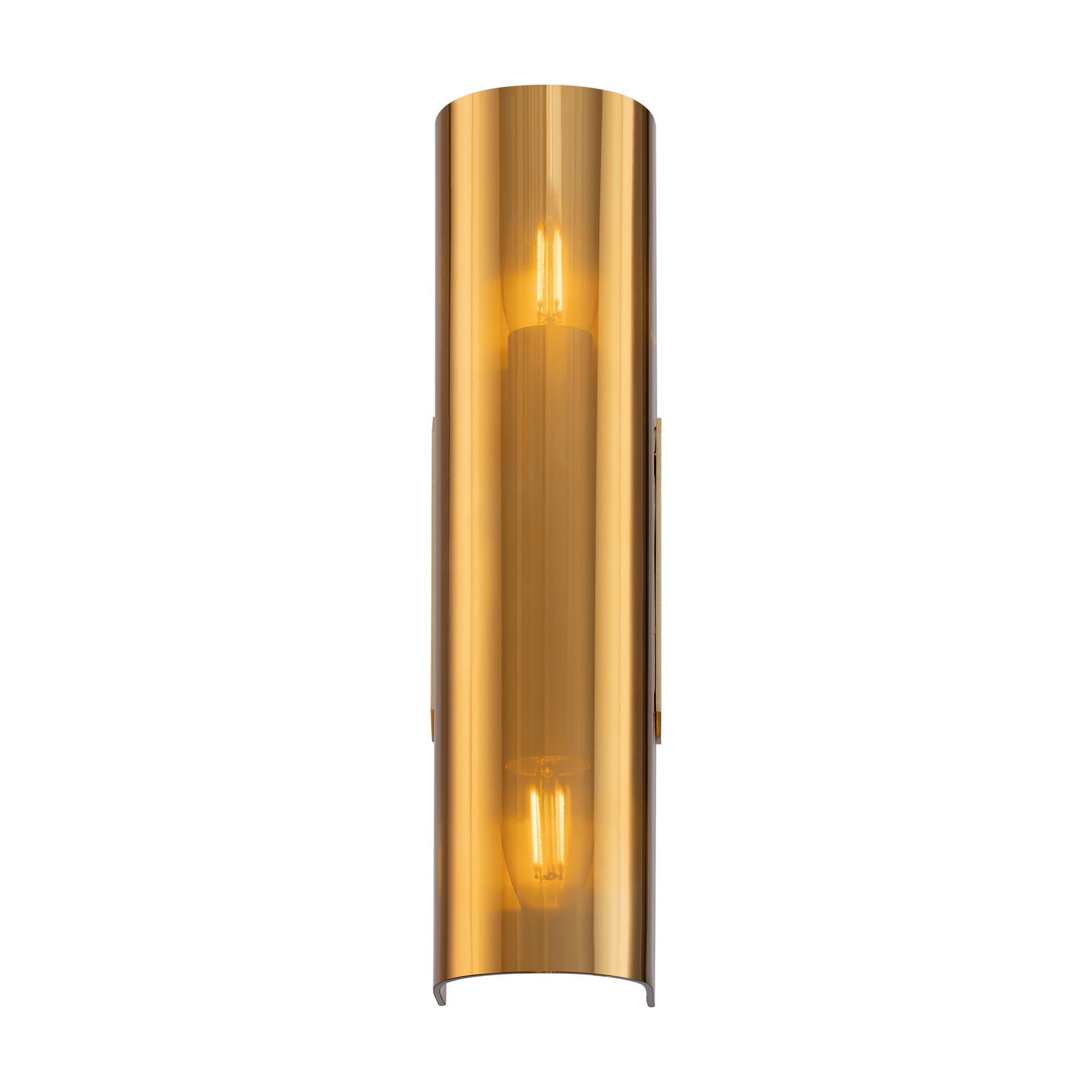 P011WL-02G Divar işığı qızılı metal qızılı şüşə 2X40Vt 32/8/9sm GİOİA