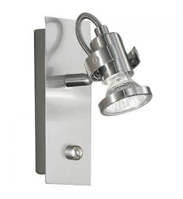 26873 divar işığı mat xrom metal 50W 165mm TUKON