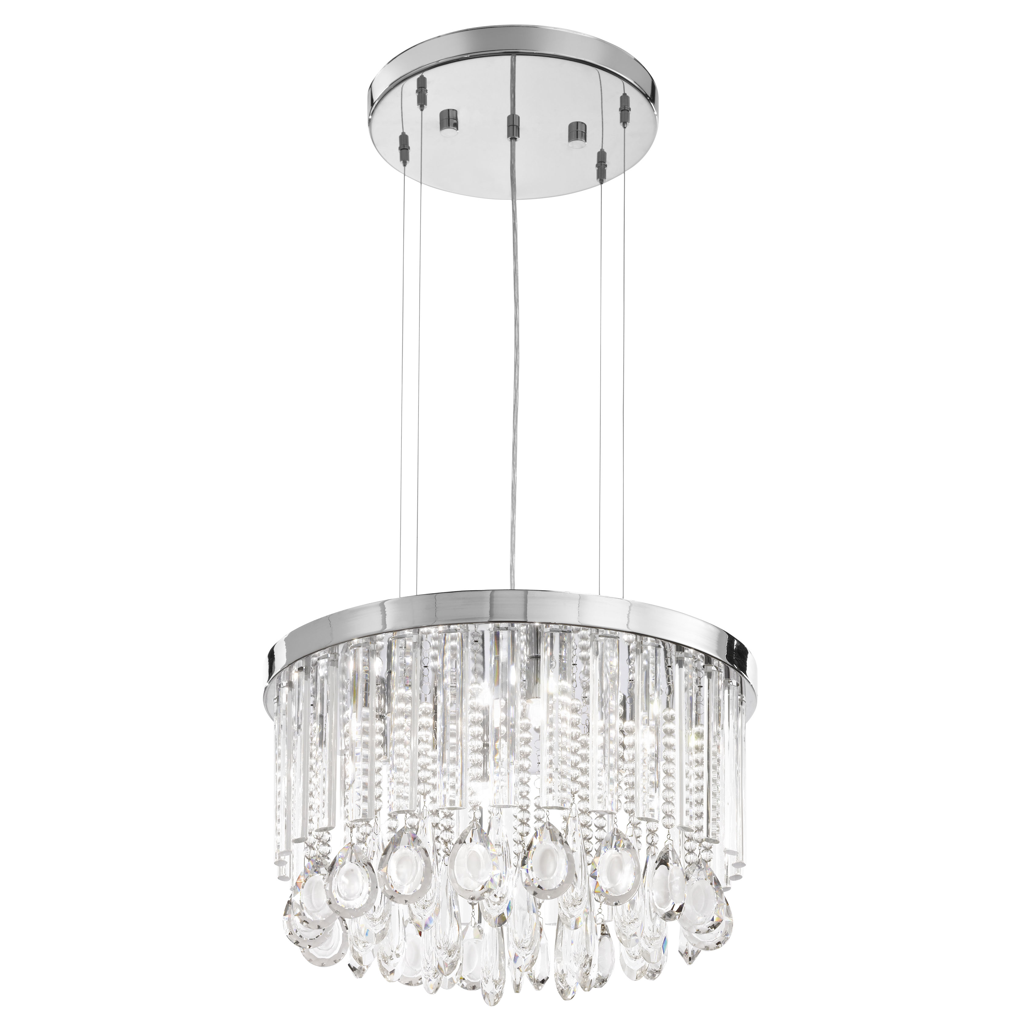 93425 HL/7 G9 Ø500 chrome/crystal 'CALAONDA'