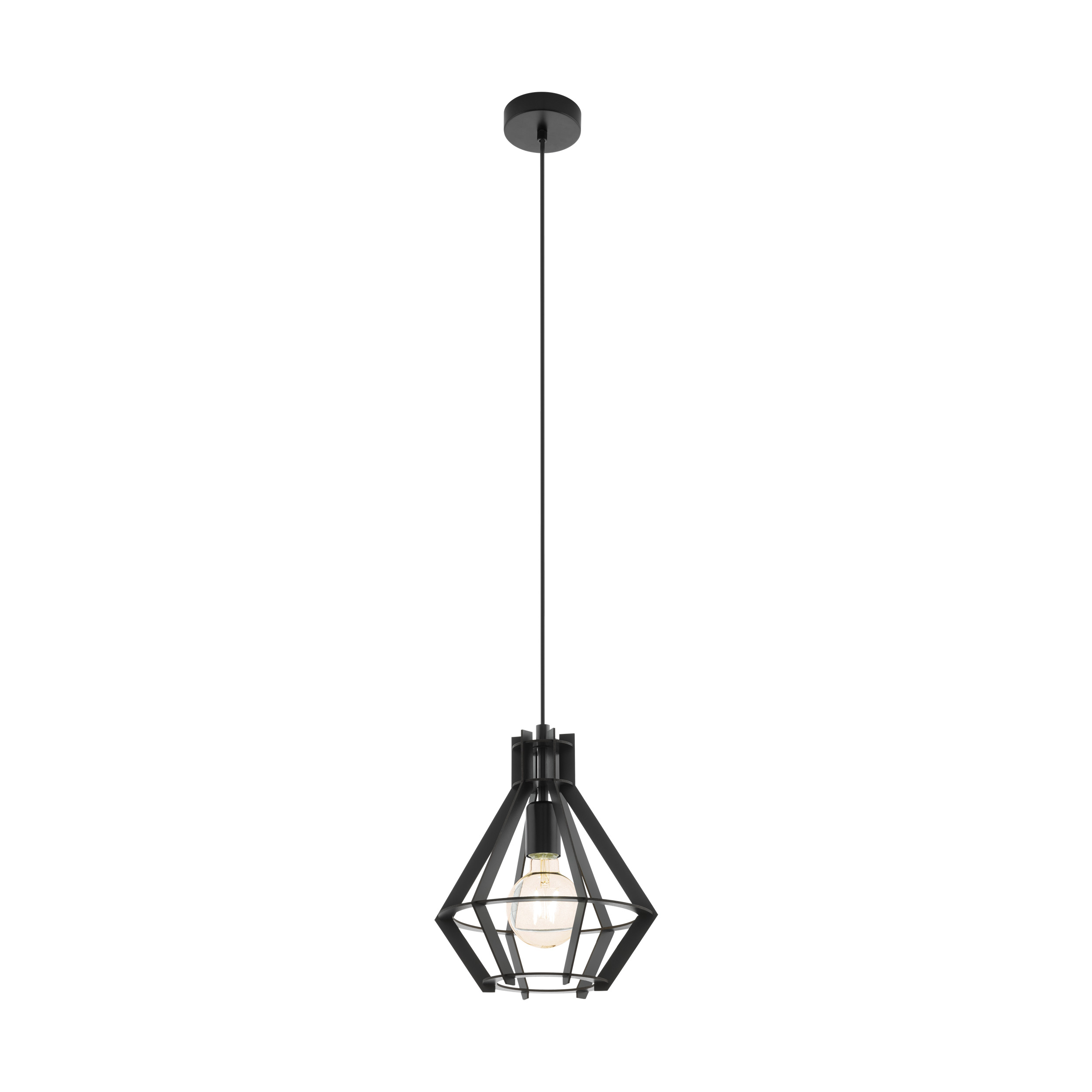 32537 Təkli asqı lampa qızılı polad 60W 200sm YORTH