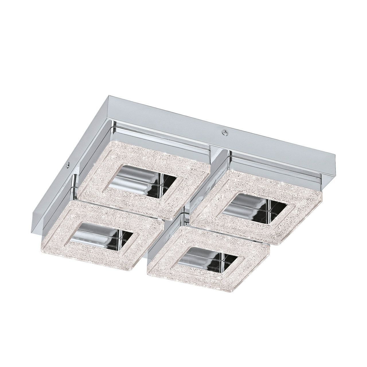 95657 Tavanüstü çilçıraq polad xrom 4X4W (LED) FRADELO