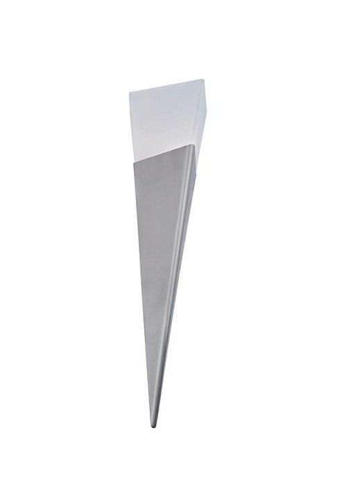 89554 çöl divar işığı polad ağ şüşə 2x18W  66,5/18/14sm