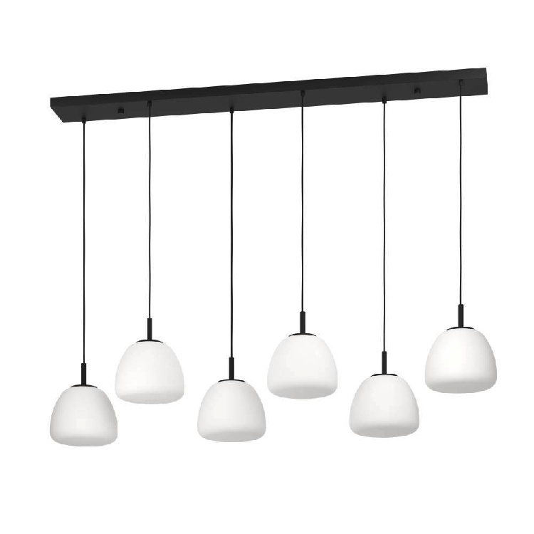 390203 Çilçıraq ağ şüşə 6lı 6x40W 150cm BALMES