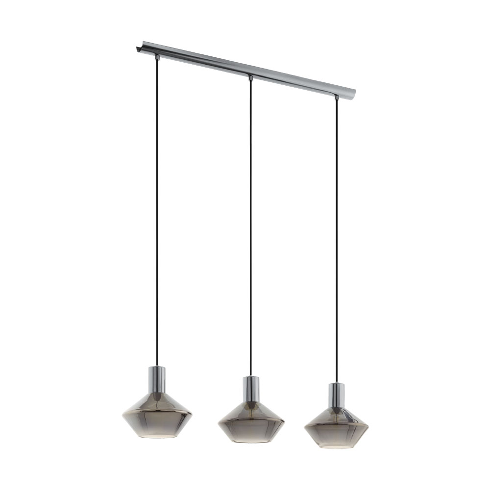97424 Çilçıraq polad qara nikel 3X60W (E27) , L800, B200, H1100 PONZANO